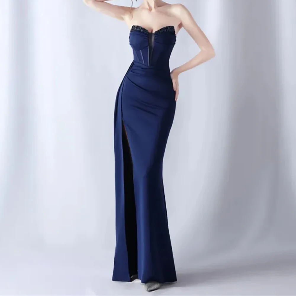 Elegant Evening Dress Beaded Sweetheart Mermaid Prom Party Gown Formal Wedding Guest Cocktail Bridesmaid Dresses 2025
Elegant Evening Dress Beaded Sweetheart Mermaid Prom Party Gown Formal Wedding Guest Cocktail Bridesmaid Dresses 2025