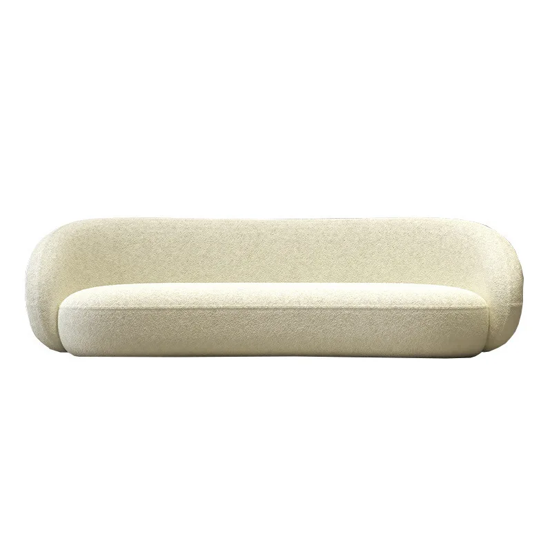 French curved lamb wool sofa small apartment, living room creative wabi sandy wind combination small apartment
French curved lamb wool sofa small apartment, living room creative wabi sandy wind combination small apartment