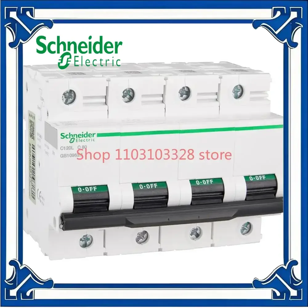 SchneiderExport C120L Distribution Protection Small Circuit Breaker Air Switch Original 4P C Curve 80A 400VAC 50 / 60hz A9N19843
SchneiderExport C120L Distribution Protection Small Circuit Breaker Air Switch Original 4P C Curve 80A 400VAC 50 / 60hz A9N19843