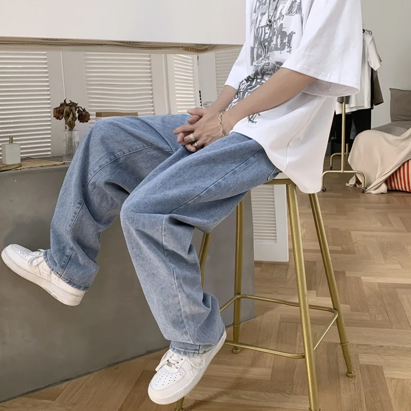 Four Seasons Jeans Men's Tide Brand Loose Fall Feeling Work Pants Ins Hong Kong Style Hip-hop Trend Pops Dragging Ground Pants
Four Seasons Jeans Men's Tide Brand Loose Fall Feeling Work Pants Ins Hong Kong Style Hip-hop Trend Pops Dragging Ground Pants
