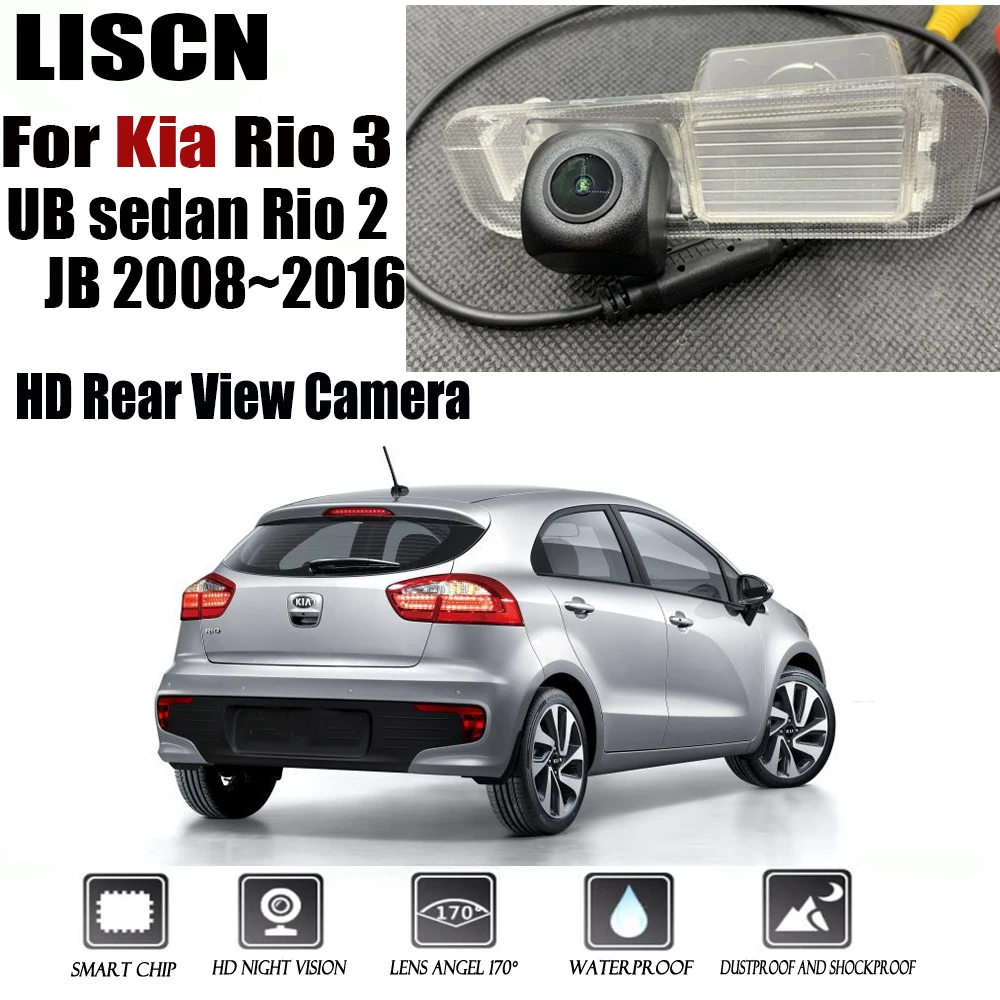 Камера заднего вида HD fisheye для Kia Rio 3 UB sedan Rio 2 JB 2008 ~ 2016 / CCD ночного видения/обратная Лицензия Пластина
Камера заднего вида HD fisheye для Kia Rio 3 UB sedan Rio 2 JB 2008 ~ 2016 / CCD ночного видения/обратная Лицензия Пластина