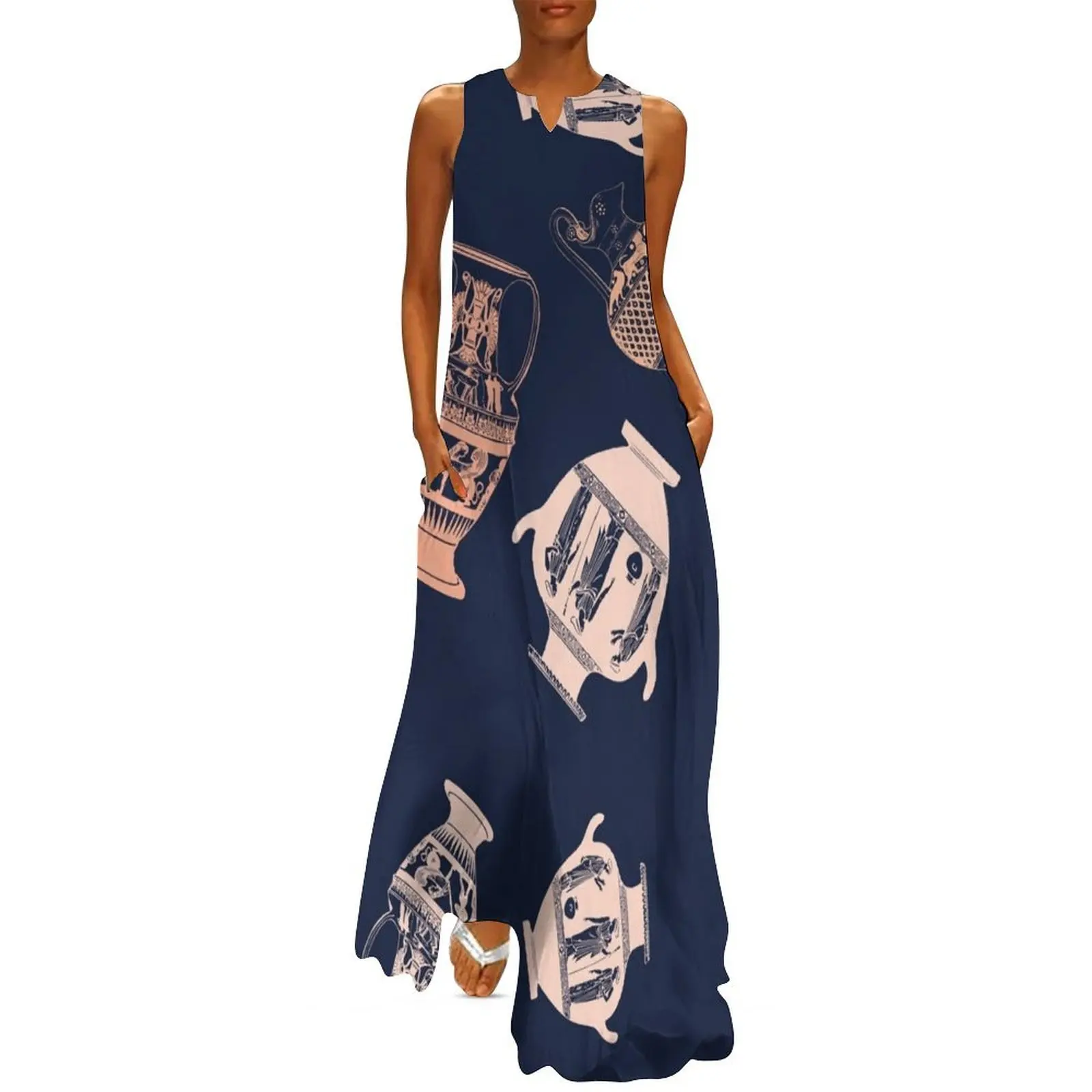 Ancient Greece Artefacts - Mediterranean Pattern Long Dress Evening gown prom dress luxury woman party dress
Ancient Greece Artefacts - Mediterranean Pattern Long Dress Evening gown prom dress luxury woman party dress