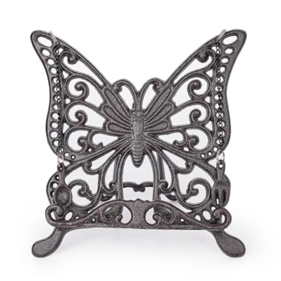 Vintage Cast Iron Cookbook Stand11.5" Tall Rustic Brown Decorative Recipe Holder Heavy-Duty Book Stand for Kitchen Countertop F
Vintage Cast Iron Cookbook Stand11.5" Tall Rustic Brown Decorative Recipe Holder Heavy-Duty Book Stand for Kitchen Countertop F