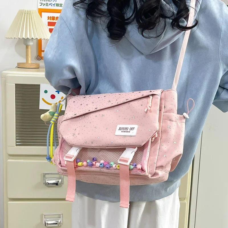 New Niche Design Japanese High-end Casual Crossbody Bag Y2K JK Uniform Shoulder Bag Girl's Sweet and Cute Kawaii Ulzzang Ita Bag
New Niche Design Japanese High-end Casual Crossbody Bag Y2K JK Uniform Shoulder Bag Girl's Sweet and Cute Kawaii Ulzzang Ita Bag