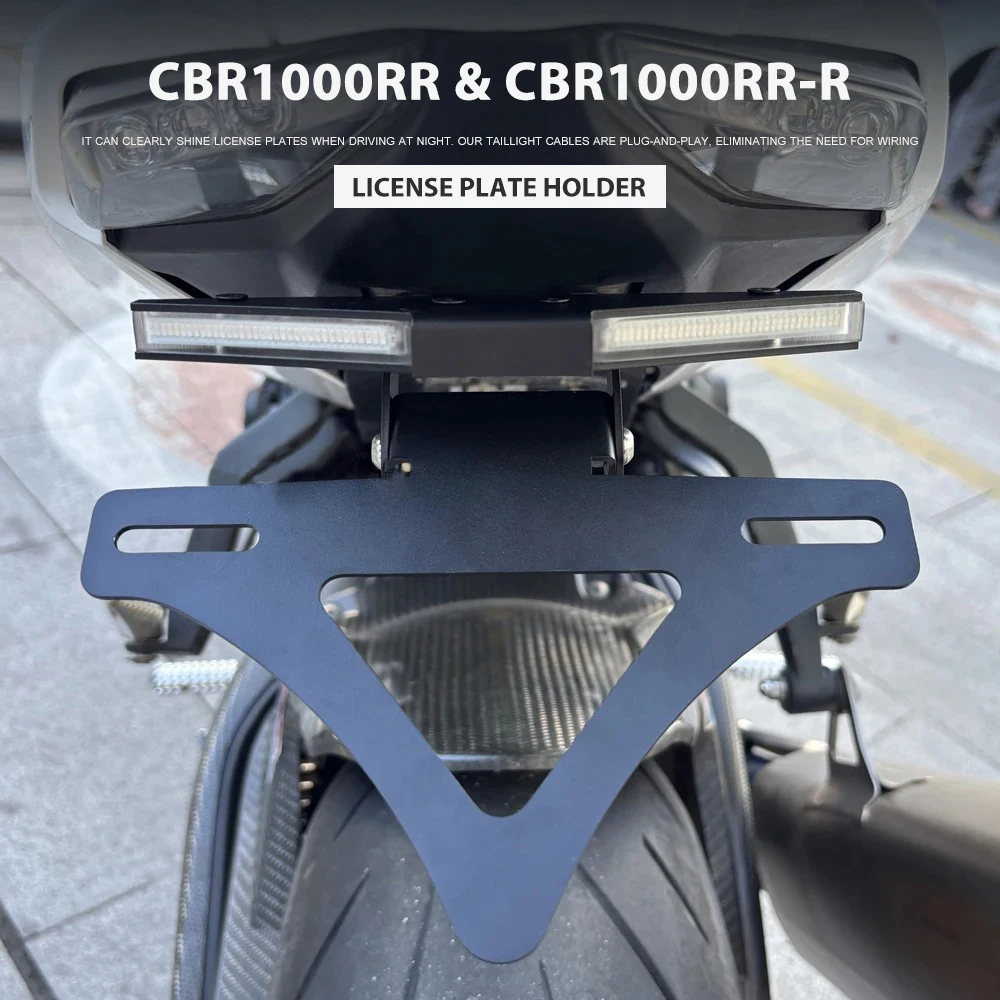 For Honda CBR1000RR CBR 1000 RR-R 2020-2025 Motorcycle Rear Short Tail Stock Tidy License Plate Holder Tailstock Bracket Kit
For Honda CBR1000RR CBR 1000 RR-R 2020-2025 Motorcycle Rear Short Tail Stock Tidy License Plate Holder Tailstock Bracket Kit