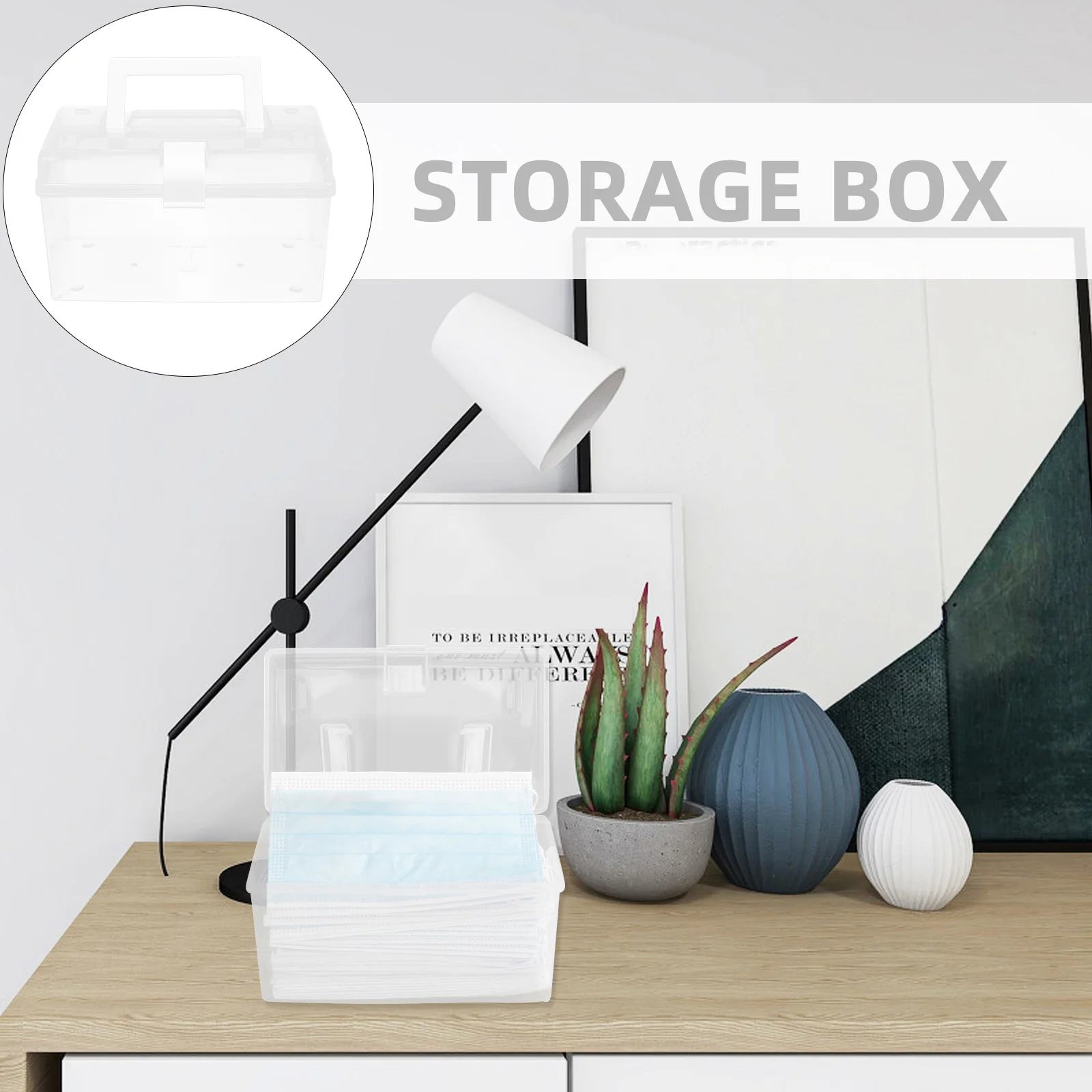 Plastic Mask Storage Box Dustproof Compact Size Lightweight Portable Travel Home Office Use Container
Plastic Mask Storage Box Dustproof Compact Size Lightweight Portable Travel Home Office Use Container