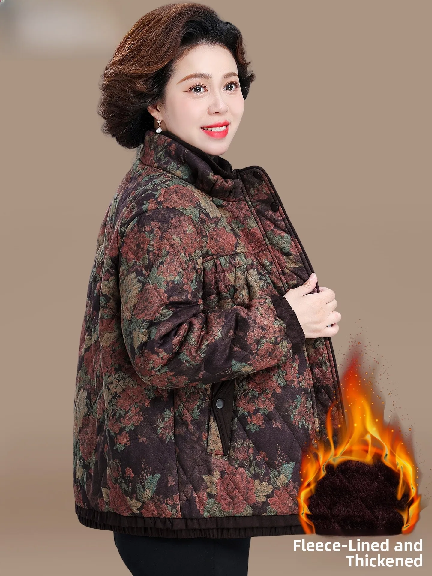 Thiened Fce Winter Jaet for Women Warm Cotton Coat Long Pants Sle Stand Collar Zipper Closure Faionable ly Wo...
Thiened Fce Winter Jaet for Women Warm Cotton Coat Long Pants Sle Stand Collar Zipper Closure Faionable ly Wo...