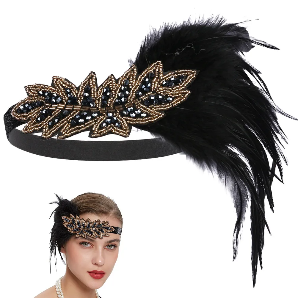 Flapper Headband 1920S Headpiece for Women Realistic Party Headdress Evening Dance Banquet Roaring 20S
Flapper Headband 1920S Headpiece for Women Realistic Party Headdress Evening Dance Banquet Roaring 20S