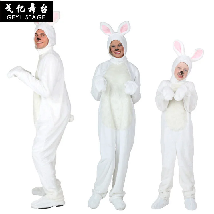 Suede rabbit animal performance Costume Halloween performance costume adult children rabbit Costume Small White Rabbit costume
Suede rabbit animal performance Costume Halloween performance costume adult children rabbit Costume Small White Rabbit costume