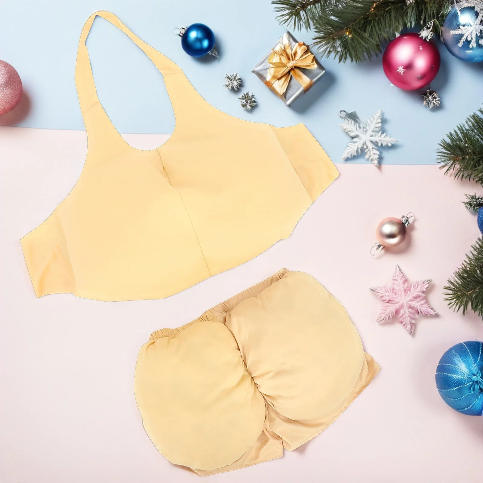 1Set Santa Belly Stuffer Fake Butt Padded Suit Unisex Funny Christmas Costume Party Dress Up Prop Cosplay Accessory
1Set Santa Belly Stuffer Fake Butt Padded Suit Unisex Funny Christmas Costume Party Dress Up Prop Cosplay Accessory