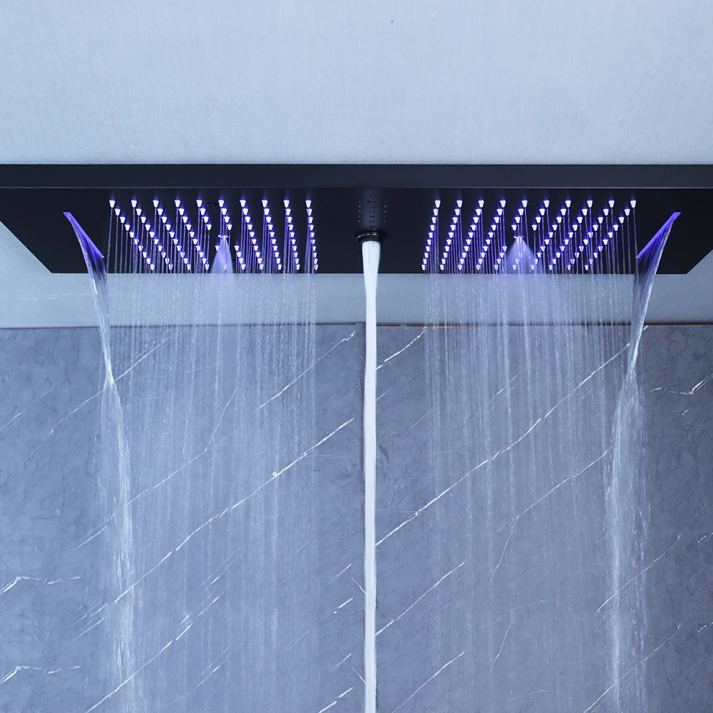 Luxury 900×300mm Ceiling Shower Head LED light Bluetooth Music 4 Functions Large Overhead Shower SPA Bathroom Showerhead
Luxury 900×300mm Ceiling Shower Head LED light Bluetooth Music 4 Functions Large Overhead Shower SPA Bathroom Showerhead