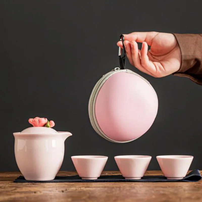 Porcelain Tea Tureen Tea Cups Set with A Storage Bag Travel Outdoor Travel Tea Set Kitchen Teaware Drinking Accessories
Porcelain Tea Tureen Tea Cups Set with A Storage Bag Travel Outdoor Travel Tea Set Kitchen Teaware Drinking Accessories