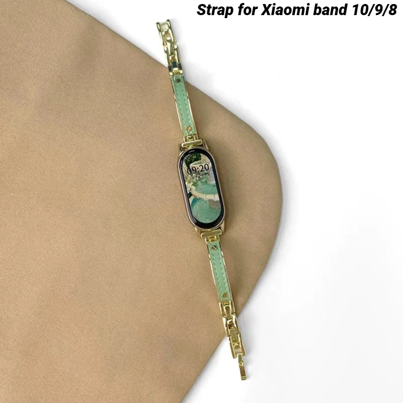 Металлический ремешок для Xiaomi Band 10, браслет Correa, спортивный ремешок для часов для Xiaomi Band 9/8, модный женский браслет, ремень для умных часов
Металлический ремешок для Xiaomi Band 10, браслет Correa, спортивный ремешок для часов для Xiaomi Band 9/8, модный женский браслет, ремень для умных часов