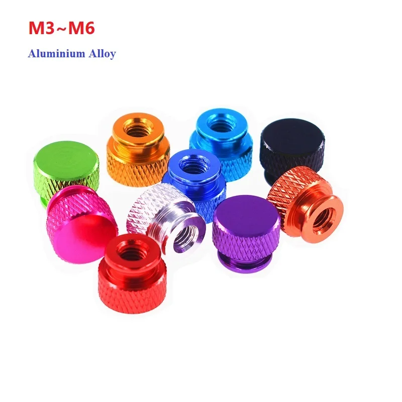 M3 M3.5 M4 M5 M6 Single Pass Nut Aluminium Alloy Knurled Thumb Nuts Thin/Tall Types Hand Grip Knob Step Nut
M3 M3.5 M4 M5 M6 Single Pass Nut Aluminium Alloy Knurled Thumb Nuts Thin/Tall Types Hand Grip Knob Step Nut