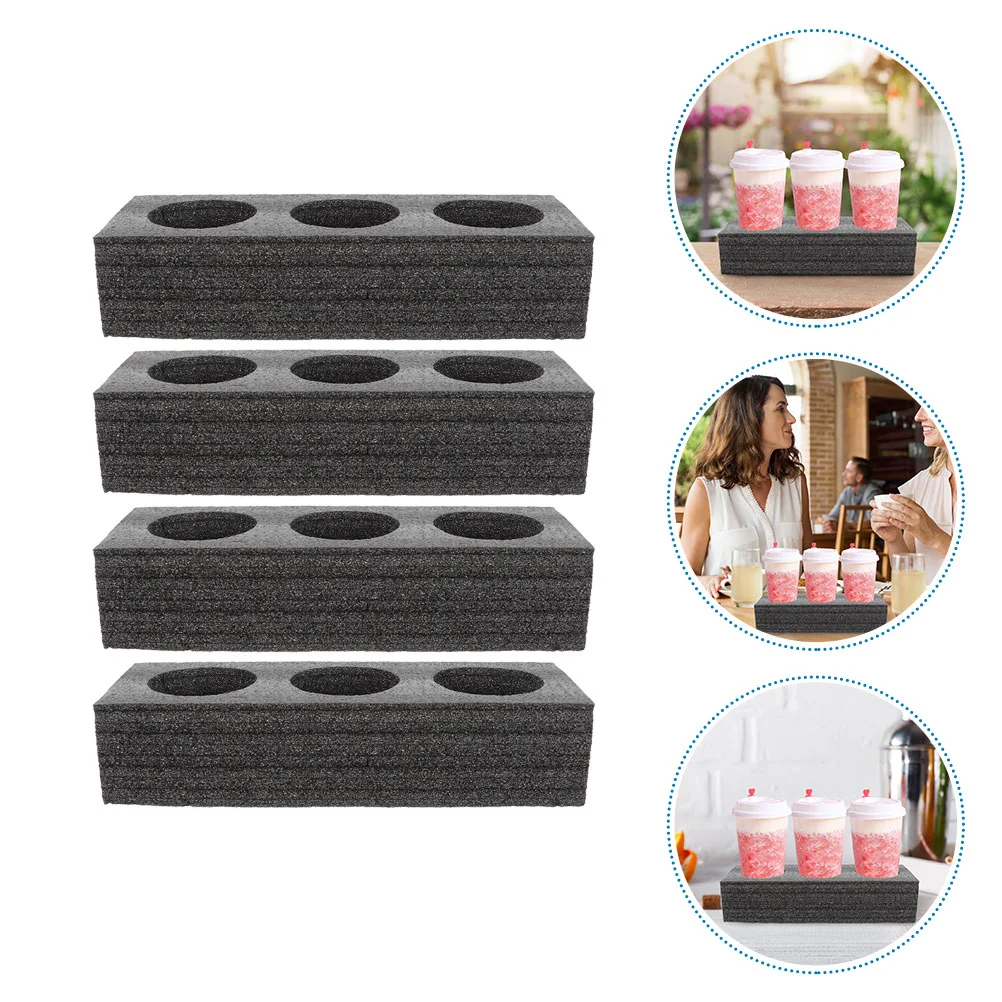 4 Pcs Cup Holder Tray Cotton Drink Carrier Takeout Accessory Grade Material Hot Cold Beverages Secure
4 Pcs Cup Holder Tray Cotton Drink Carrier Takeout Accessory Grade Material Hot Cold Beverages Secure