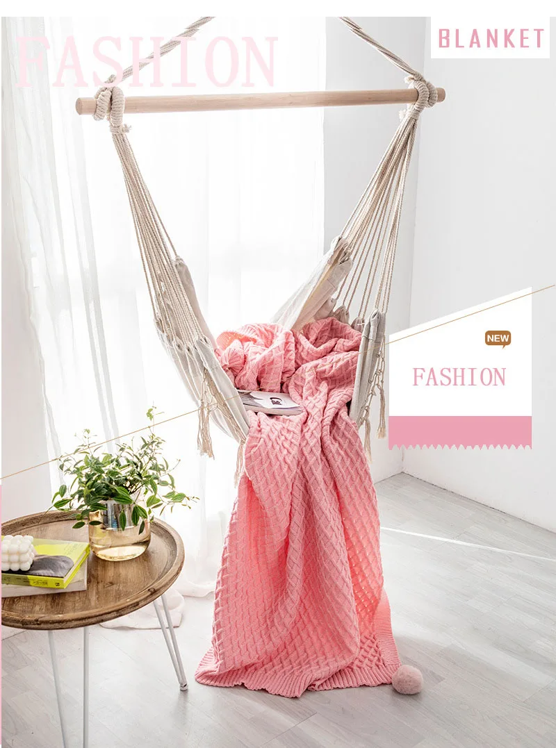 Knitting 3D Diamond Texture Blanket Shawl With Balls 130*170cm Sofa Throw Thin Luxury Blanket Bed Cover Travel Nap Blanket Decor
Knitting 3D Diamond Texture Blanket Shawl With Balls 130*170cm Sofa Throw Thin Luxury Blanket Bed Cover Travel Nap Blanket Decor