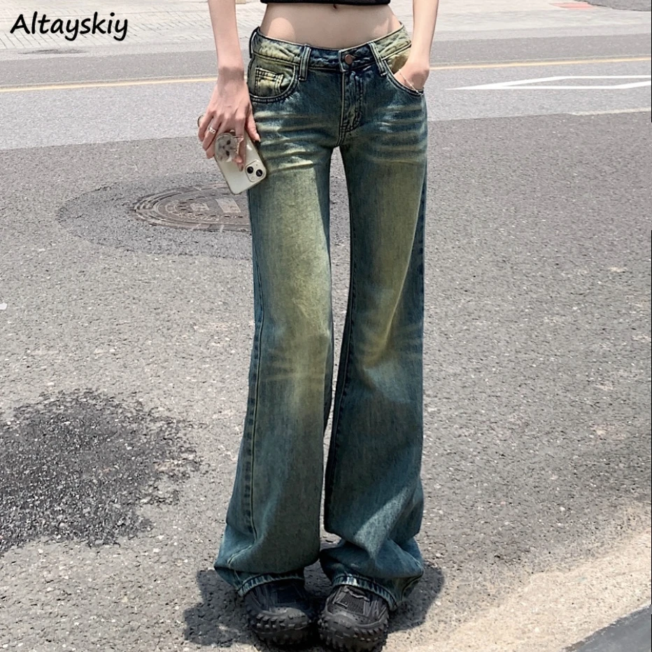 American Retro Jeans Women Low Waist Hip Hop Hot Girls Newest Vintage High Street All-match Cool Straight Streetwear Fashion
American Retro Jeans Women Low Waist Hip Hop Hot Girls Newest Vintage High Street All-match Cool Straight Streetwear Fashion