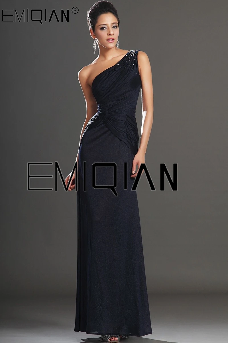 Fabulous One Shoulder Evening Dress Navy Blue Chiffon Evening Party Gown Robe De Soiree Beaded
Fabulous One Shoulder Evening Dress Navy Blue Chiffon Evening Party Gown Robe De Soiree Beaded