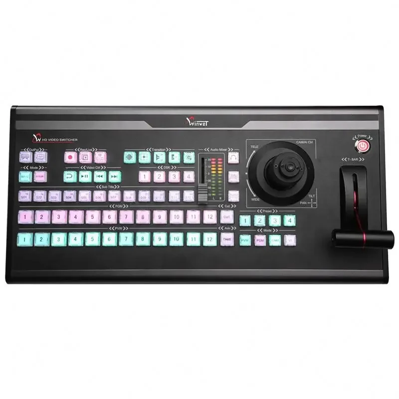 New winwet vMix Control Panel of Vmix Switcher Video Recording Equipment Video Switcher for New Media Live Ins TV Broadcasts
New winwet vMix Control Panel of Vmix Switcher Video Recording Equipment Video Switcher for New Media Live Ins TV Broadcasts