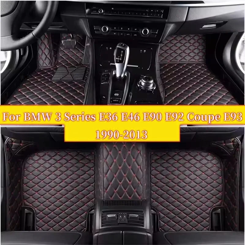 Автомобильные коврики для BMW 3 серии E36 1990-2000 E46 E90 E92 Купе E93 Flash Mat Кожа Изготовленные на заказ накладки на ноги Автомобильный ковровое покрытие
Автомобильные коврики для BMW 3 серии E36 1990-2000 E46 E90 E92 Купе E93 Flash Mat Кожа Изготовленные на заказ накладки на ноги Автомобильный ковровое покрытие