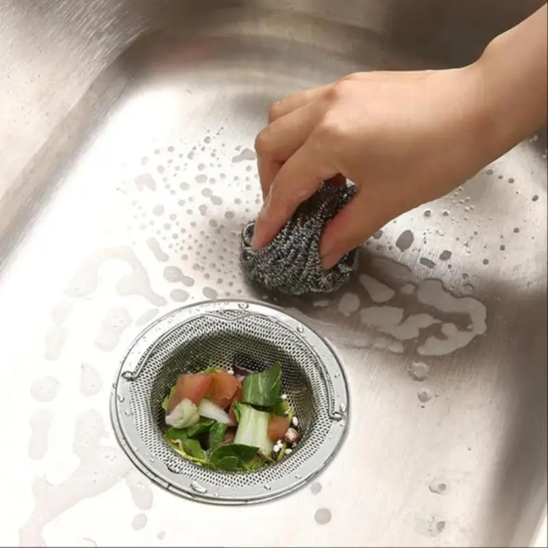2-Piece Stainless Steel Sink Strainer with Handle, Fits Most Kitchen Sink Drains, Wide Rim Design
2-Piece Stainless Steel Sink Strainer with Handle, Fits Most Kitchen Sink Drains, Wide Rim Design