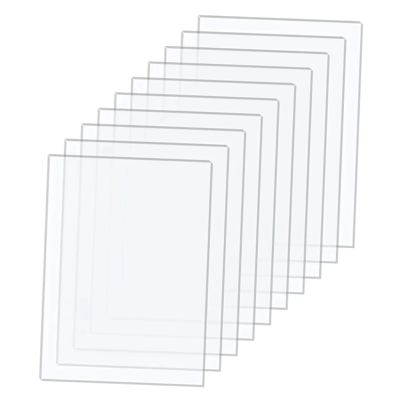 10 Acrylic Board Craft DIY Erase Board Display Projects Photo Frame Replacement Sheet for Desktop School Restaurant
10 Acrylic Board Craft DIY Erase Board Display Projects Photo Frame Replacement Sheet for Desktop School Restaurant