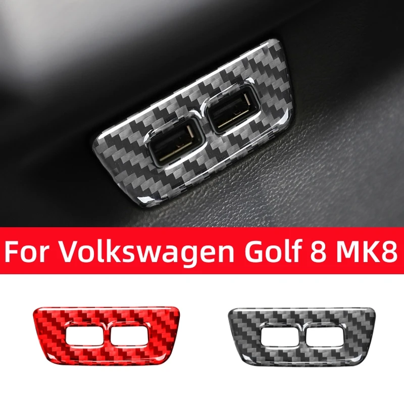 For Volkswagen Golf 8 MK8 2020 2021 Auto Rear USB Charging Port Decoration Frame Stickers Carbon Fiber Car Interior Accessories
For Volkswagen Golf 8 MK8 2020 2021 Auto Rear USB Charging Port Decoration Frame Stickers Carbon Fiber Car Interior Accessories