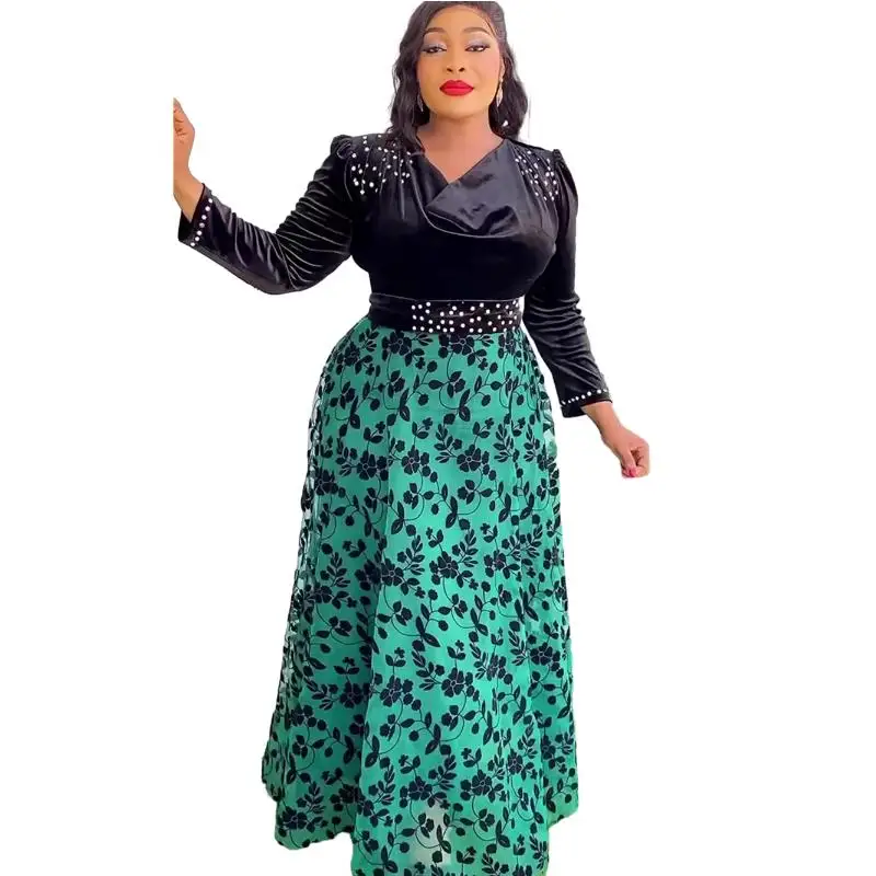 Elegant Plus Size African Party Dresses for Women 2024 Spring Fashion Dashiki Ankara Velvet Wedding Long Maxi Gowns Muslim Dress
Elegant Plus Size African Party Dresses for Women 2024 Spring Fashion Dashiki Ankara Velvet Wedding Long Maxi Gowns Muslim Dress
