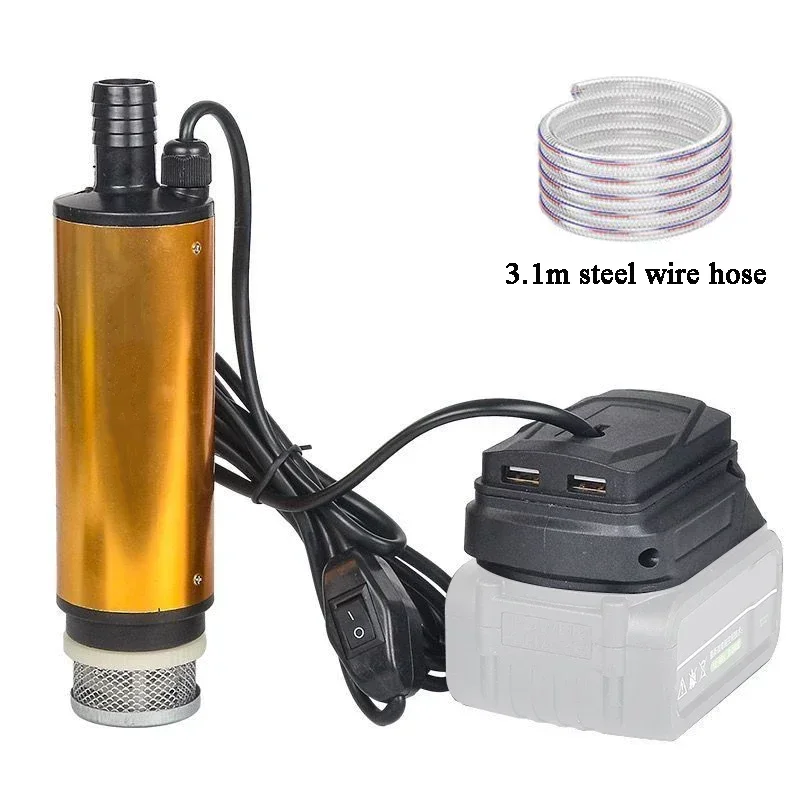 Portable Suction Water Pump Oil Well Machine Drainage Pump For Makita For Dewalt For Milwaukee For Bosch 18V Lithium Ion Battery
Portable Suction Water Pump Oil Well Machine Drainage Pump For Makita For Dewalt For Milwaukee For Bosch 18V Lithium Ion Battery