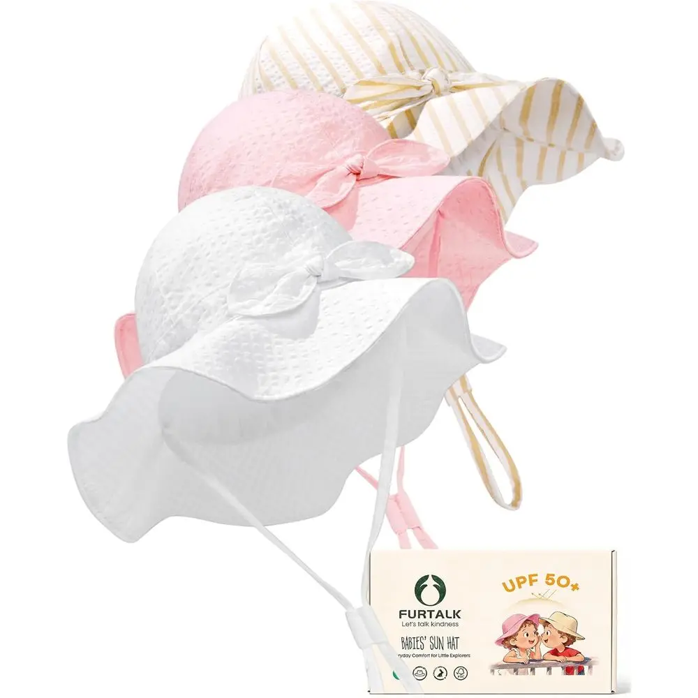 Toddler Sun Hat with Wide Brim for Girls, UPF 50+, Adjustable for Summer Beach Protection
Toddler Sun Hat with Wide Brim for Girls, UPF 50+, Adjustable for Summer Beach Protection