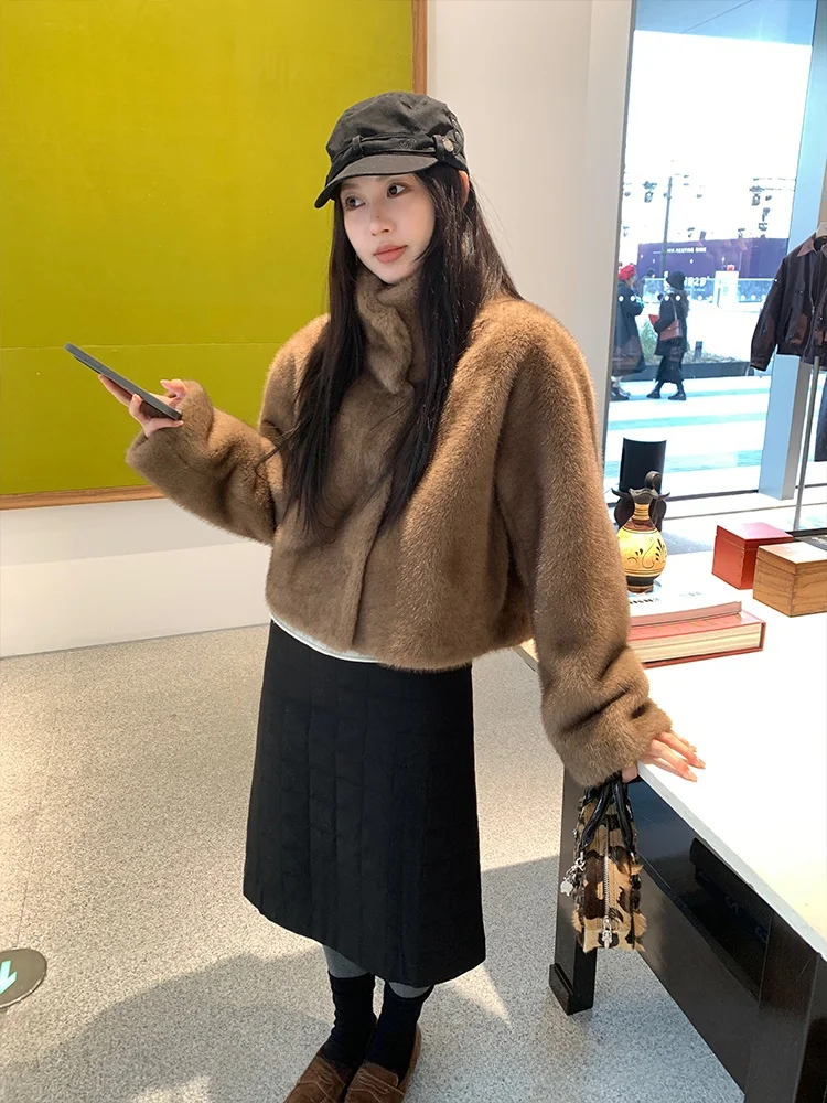 Eco-Friendly Ssong Korean Sle Stand Collar Fur Jaet Women's Winter Coat Inteated Leather And Fur Long Sve Slim Fit
Eco-Friendly Ssong Korean Sle Stand Collar Fur Jaet Women's Winter Coat Inteated Leather And Fur Long Sve Slim Fit