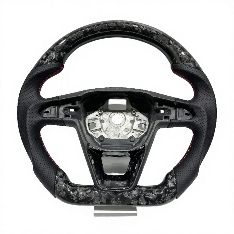 High Quality Custom Black Forged Carbon Fiber Perforated Leather Sport Steering Wheel Modification Parts Fit
High Quality Custom Black Forged Carbon Fiber Perforated Leather Sport Steering Wheel Modification Parts Fit