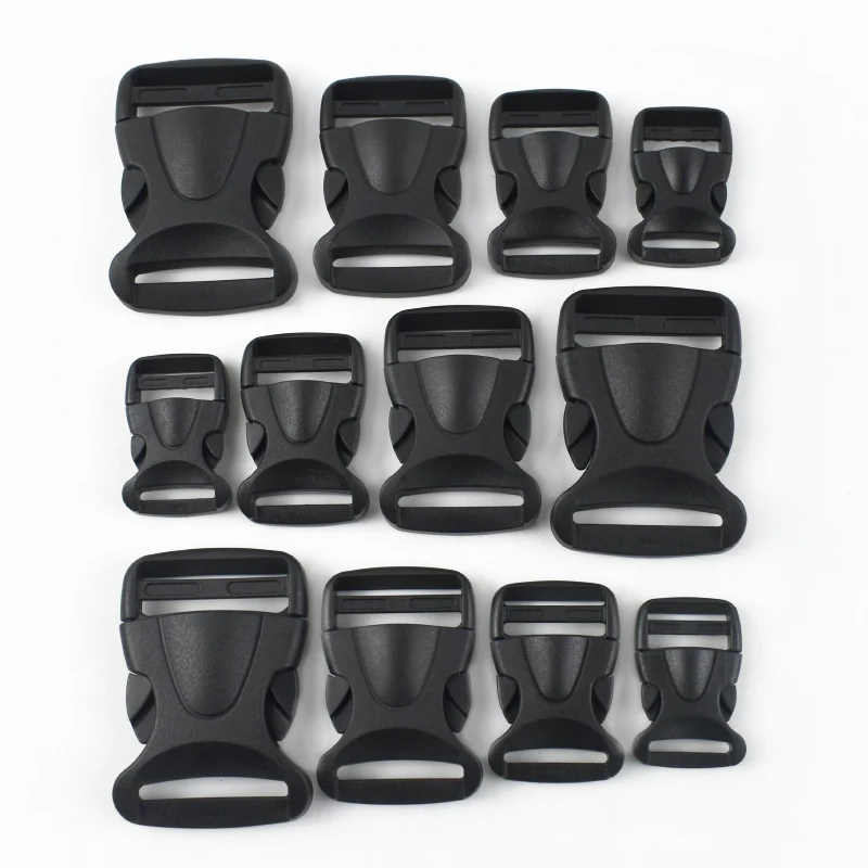 5/10/20P Black Side Release Buckles 20/25/32/38mm Backpack Webbing Strap Plastic Closure Clasp Carabiner Clip Safety Belt Buckle
5/10/20P Black Side Release Buckles 20/25/32/38mm Backpack Webbing Strap Plastic Closure Clasp Carabiner Clip Safety Belt Buckle