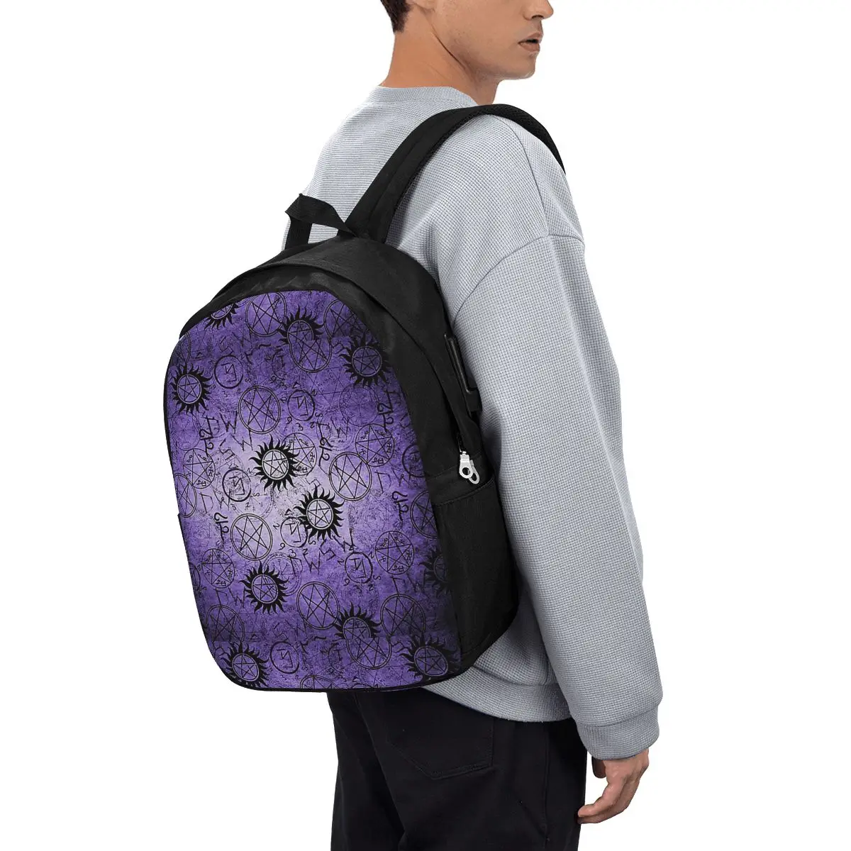 Supernatural Purple Backpack Travel Notebook Bag Computer College Student School Bag Laptop Shoulder Bags for Men Women
Supernatural Purple Backpack Travel Notebook Bag Computer College Student School Bag Laptop Shoulder Bags for Men Women