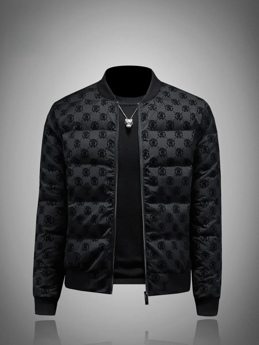 Men's Faion down Jaet Winter Thiened Warm Baseball Collar ort Sle White Du Feather Outerwear Polyester Fabric Print
Men's Faion down Jaet Winter Thiened Warm Baseball Collar ort Sle White Du Feather Outerwear Polyester Fabric Print