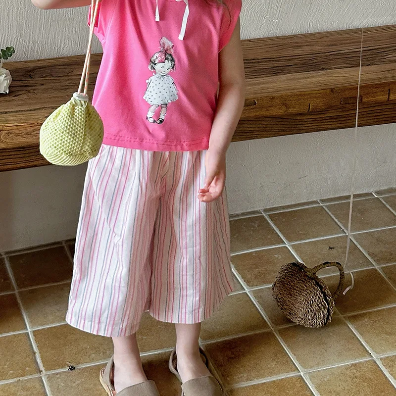 Girls Pant Summer Casual Pants Thin Children Foreign Style Loose Wide-leg Pants Baby Girls Wear Anti-mosquito Pants
Girls Pant Summer Casual Pants Thin Children Foreign Style Loose Wide-leg Pants Baby Girls Wear Anti-mosquito Pants