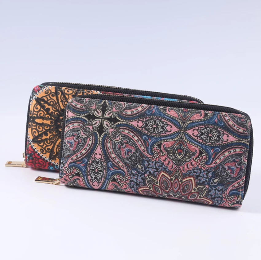 5pcs Long Wallets Women Canvas Circle Flower Printing Multifunctional Credit Card Holder
5pcs Long Wallets Women Canvas Circle Flower Printing Multifunctional Credit Card Holder