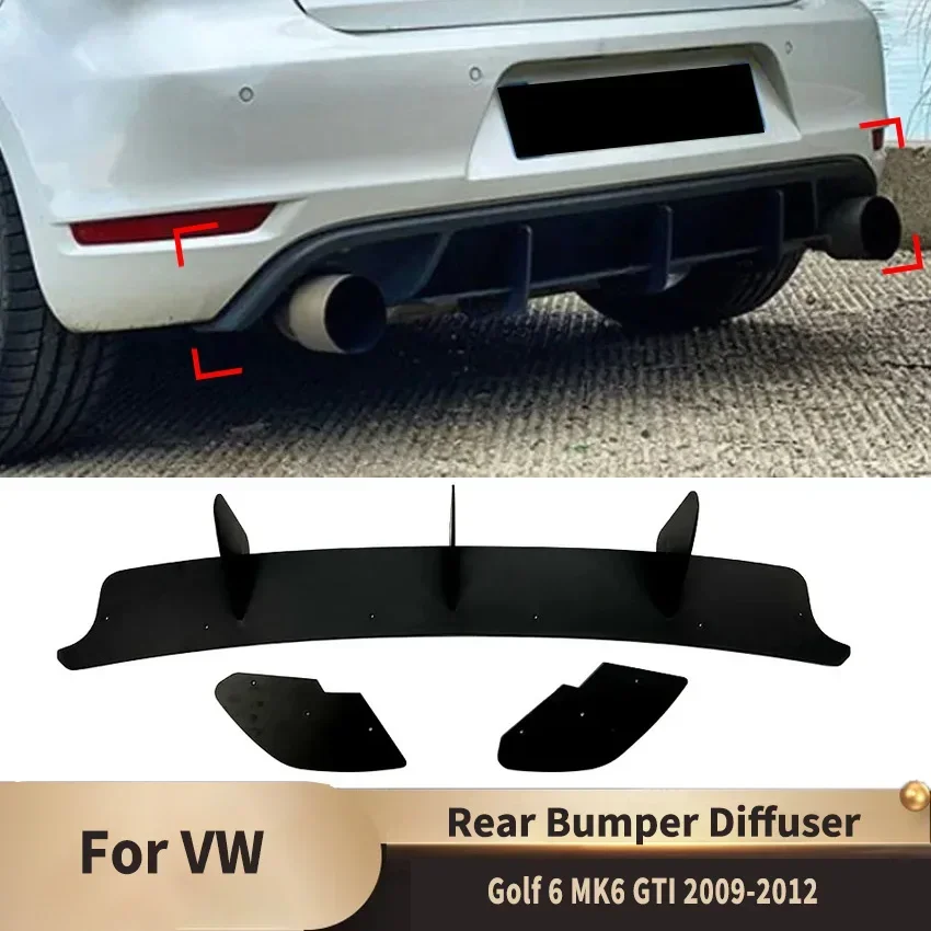 For VW Golf 6 MK6 GTI 2009 2010 2011 2012 Rear Bumper Lip Spoiler Splitter Protective Cover Diffuser Auto Accessories
For VW Golf 6 MK6 GTI 2009 2010 2011 2012 Rear Bumper Lip Spoiler Splitter Protective Cover Diffuser Auto Accessories