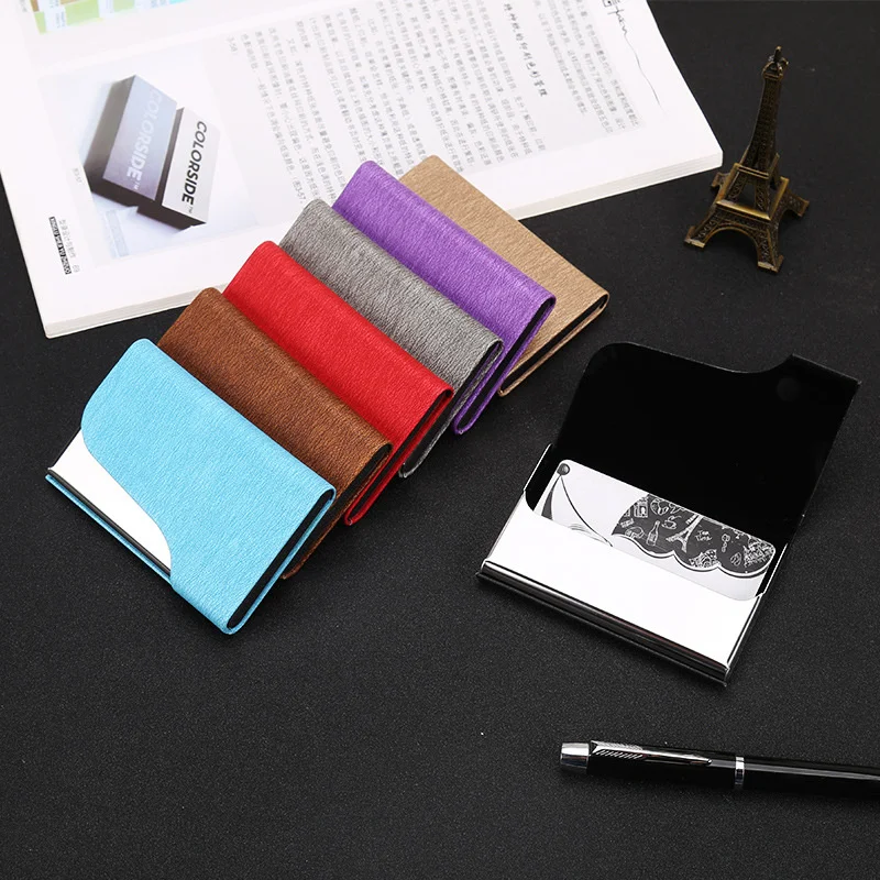 Laser Engraved LOGO Luxury Men Credit Card Holder Aluminum Alloy Business ID Card Case Male Metal Leather Cardholder Wallet
Laser Engraved LOGO Luxury Men Credit Card Holder Aluminum Alloy Business ID Card Case Male Metal Leather Cardholder Wallet