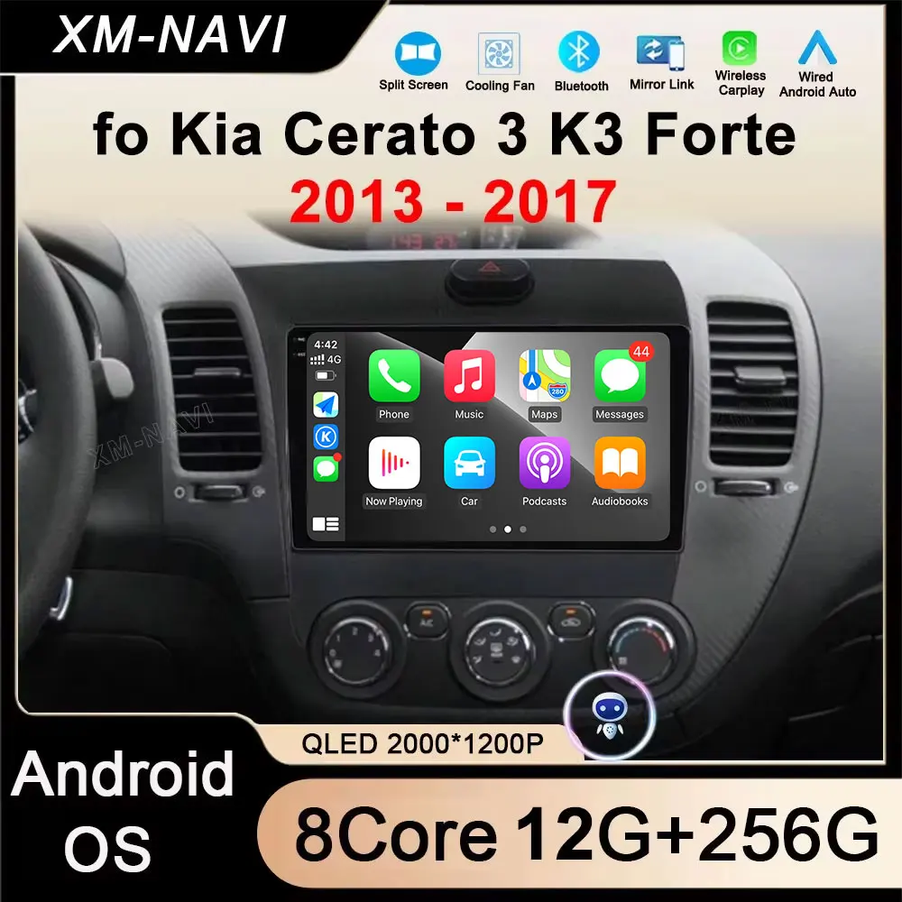 Автомобильный мультимедийный плеер Android 16 для Kia Cerato 3 K3 Forte 2013-2017 с Wi-Fi, CarPlay, радио, GPS-навигацией, DSP и QLED-экраном
Автомобильный мультимедийный плеер Android 16 для Kia Cerato 3 K3 Forte 2013-2017 с Wi-Fi, CarPlay, радио, GPS-навигацией, DSP и QLED-экраном