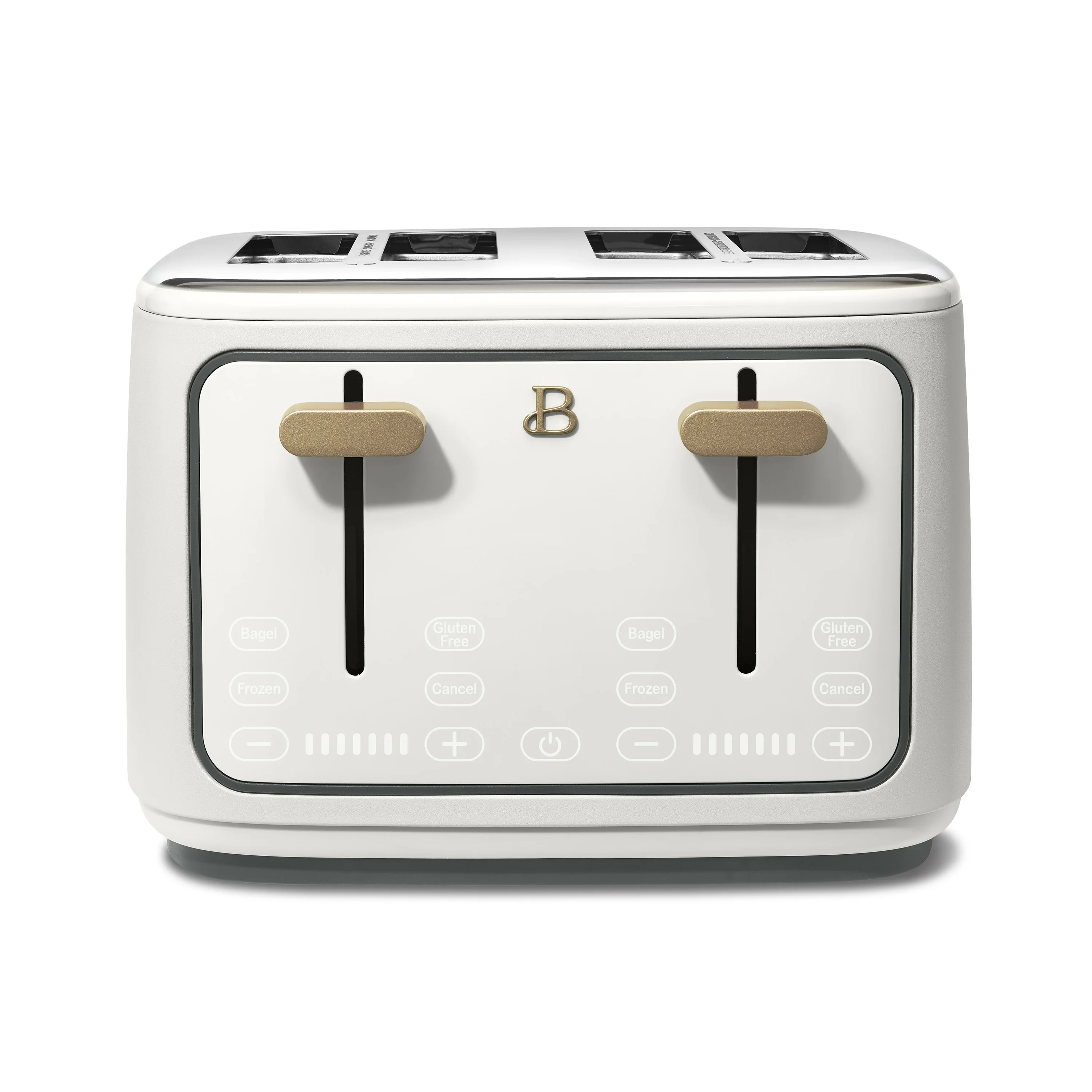 4-Slice Toaster Featuring Touch-Activated Display in White Finish
4-Slice Toaster Featuring Touch-Activated Display in White Finish
