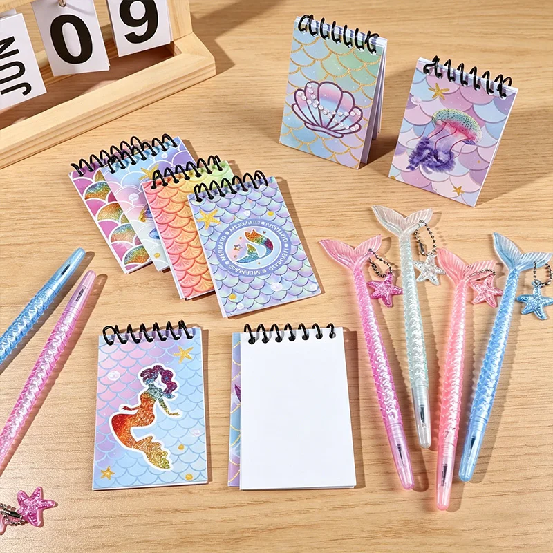 Mermaid Themed Stationery Set with Spiral Notebooks Mermaid Tail Pens for Kids Party Favors Classroom Rewards Goodie Bag Fillers
Mermaid Themed Stationery Set with Spiral Notebooks Mermaid Tail Pens for Kids Party Favors Classroom Rewards Goodie Bag Fillers