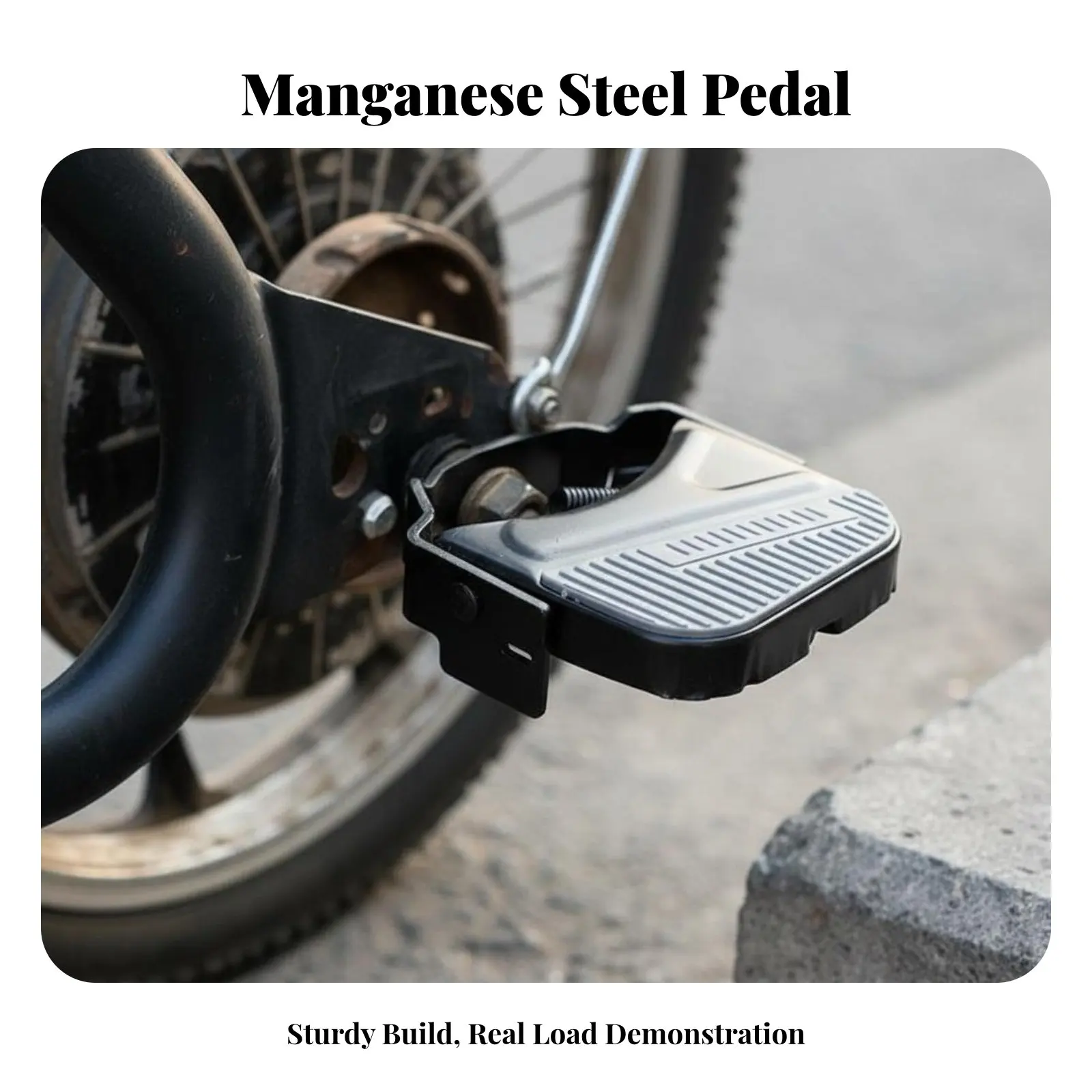 2 Pieces Foldable Bike Foot Pegs High Strength Foldable Cycle Footrest Cycle Rear Shaft Footrest Sturdy Duty for Children
2 Pieces Foldable Bike Foot Pegs High Strength Foldable Cycle Footrest Cycle Rear Shaft Footrest Sturdy Duty for Children