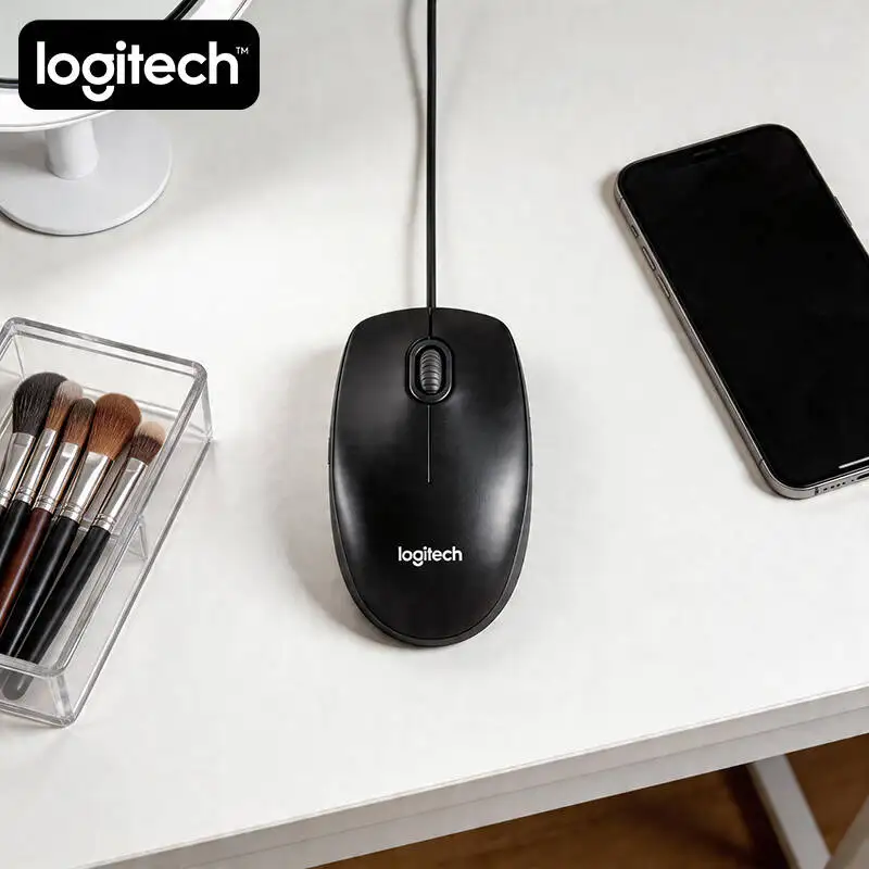 Logitech M100R Wired USB Optical Mouse 1000DPI Ambidextrous Design Compact Grip for PC Mac Desktop Laptop Office
Logitech M100R Wired USB Optical Mouse 1000DPI Ambidextrous Design Compact Grip for PC Mac Desktop Laptop Office