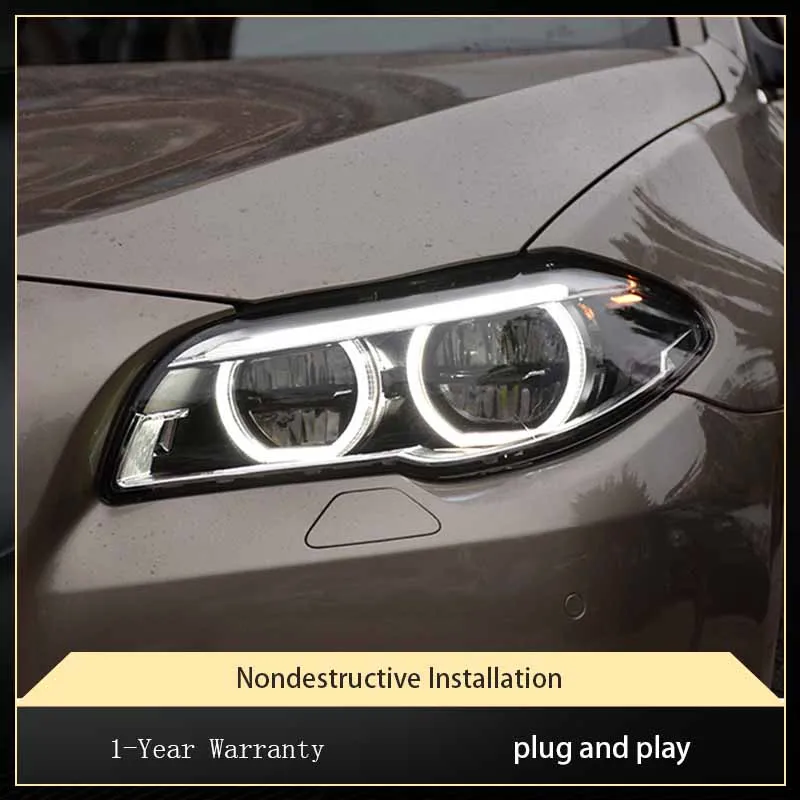Автомобильные фары для BMW F18 F10 2010-2017, фары 520 525 530, обновление DRL, дизайн «ангельские глазки», полностью светодиодные автомобильные инструменты, аксессуары
Автомобильные фары для BMW F18 F10 2010-2017, фары 520 525 530, обновление DRL, дизайн «ангельские глазки», полностью светодиодные автомобильные инструменты, аксессуары
