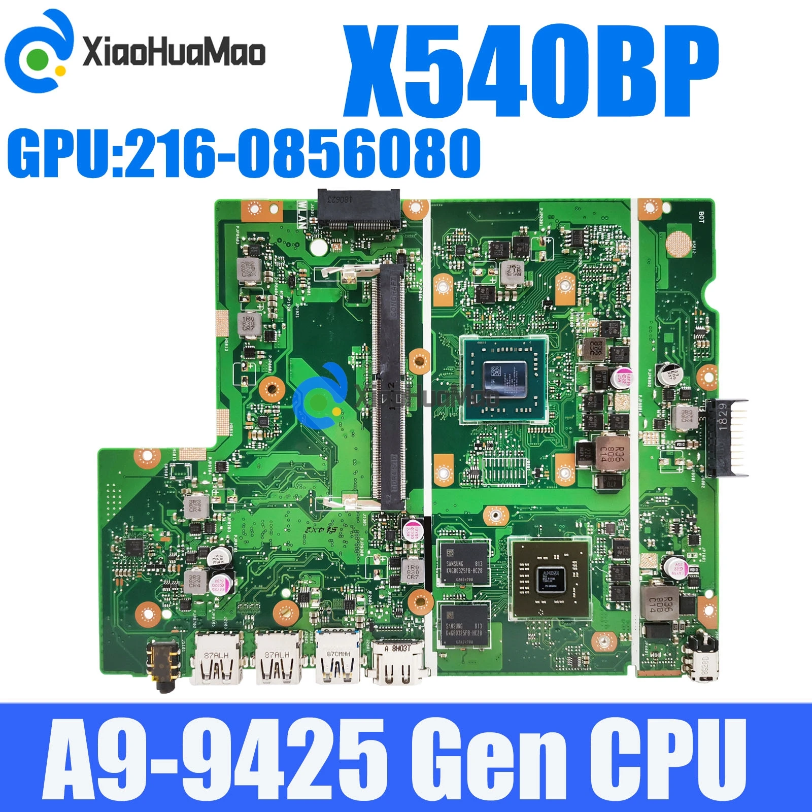 X540BP с A9-9425 ЦП 216-0856080-Графический процессор Материнская плата ASUS X540B X540BP X540BA R540B R540BA материнская плата для ноутбука 100% протестирована ОК
X540BP с A9-9425 ЦП 216-0856080-Графический процессор Материнская плата ASUS X540B X540BP X540BA R540B R540BA материнская плата для ноутбука 100% протестирована ОК