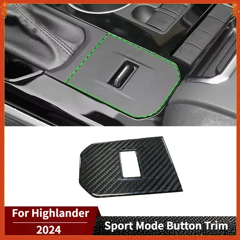 For Toyota Highlander Real Dry Carbon Fiber 2024 Interior Glossy Sport Mode Button Trim Decoration Modification Accessories
For Toyota Highlander Real Dry Carbon Fiber 2024 Interior Glossy Sport Mode Button Trim Decoration Modification Accessories