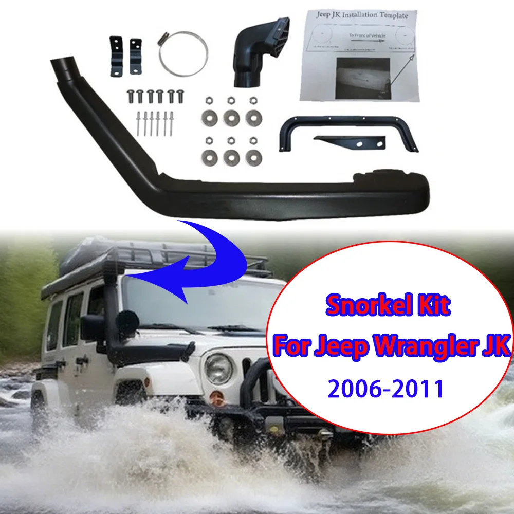 Auto Parts Air Intake Snorkel For Jeep Wrangler JK 2006-2018 Snorkel Kit ABS Black Air Intake System Waterproof Head Upgrade
Auto Parts Air Intake Snorkel For Jeep Wrangler JK 2006-2018 Snorkel Kit ABS Black Air Intake System Waterproof Head Upgrade