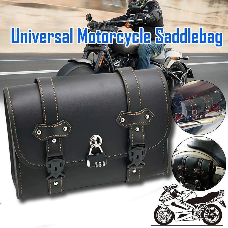 Universal Motorcycle Saddle Bags Leather Side Storage Luggage Bag Fork Tool Pouch Retro Saddlebags for Honda/Yamaha/Suzuki
Universal Motorcycle Saddle Bags Leather Side Storage Luggage Bag Fork Tool Pouch Retro Saddlebags for Honda/Yamaha/Suzuki