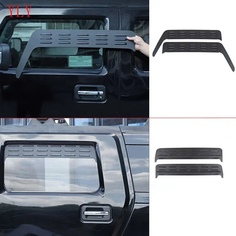 Aluminum Alloy Black For Hummer H2 2003-2009 Car Front Rear Ventilation blinds Panel sticker Car exterior decoration accessories
Aluminum Alloy Black For Hummer H2 2003-2009 Car Front Rear Ventilation blinds Panel sticker Car exterior decoration accessories